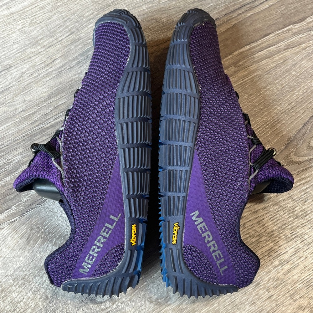 Merrell Move Glove Womens 7.5 Barefoot Training Shoes Acai Purple J65380 Vibram